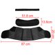 thumbnail image 5 of REGALWOVEN Cinturón de Maternidad Anteparto para Mujeres Embarazadas Soporte Abdominal Cinturón de Espalda, Negro XXL, 5 of 8