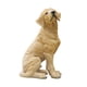 thumbnail image 4 of Estatua De Perro Resina Linda Escultura Animal Creativa Para Sala De Estar Balcón Césped Amarillo, 4 of 5