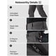 thumbnail image 4 of Pantalón cargo ligero para hombre FREE SOLDIER, pantalón de trabajo resistente al agua con bolsillos, pantalón táctico para senderismo y actividades al aire libre (gris 30Wx30L), 4 of 7