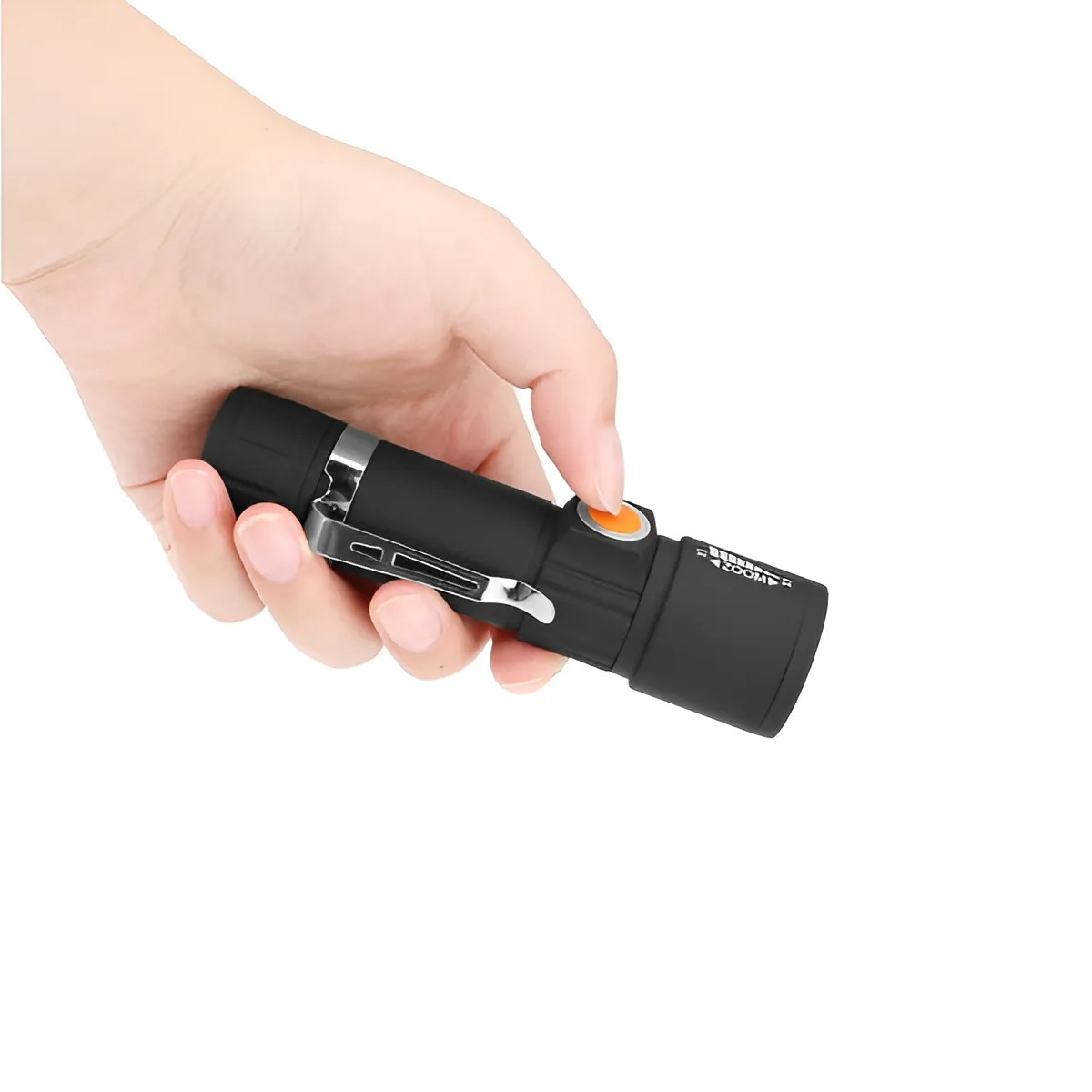 Genérico - Linterna 3000 Lumens Led Usb Cree Recargable Linterna Negro Luz Blanco