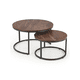 thumbnail image 1 of Mesa De Centro Auxiliar Doble Melamina 70x43 50x39 CAFÉ, 1 of 3