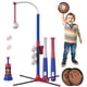 thumbnail image 1 of Set de pelota en T HYES 4 en 1 para niños de 3 a 5 años con Toss & Catch, 1 of 9