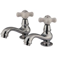 Grifo Para Lavabo Kingston Brass Heritage Ks1101Px, Cromado