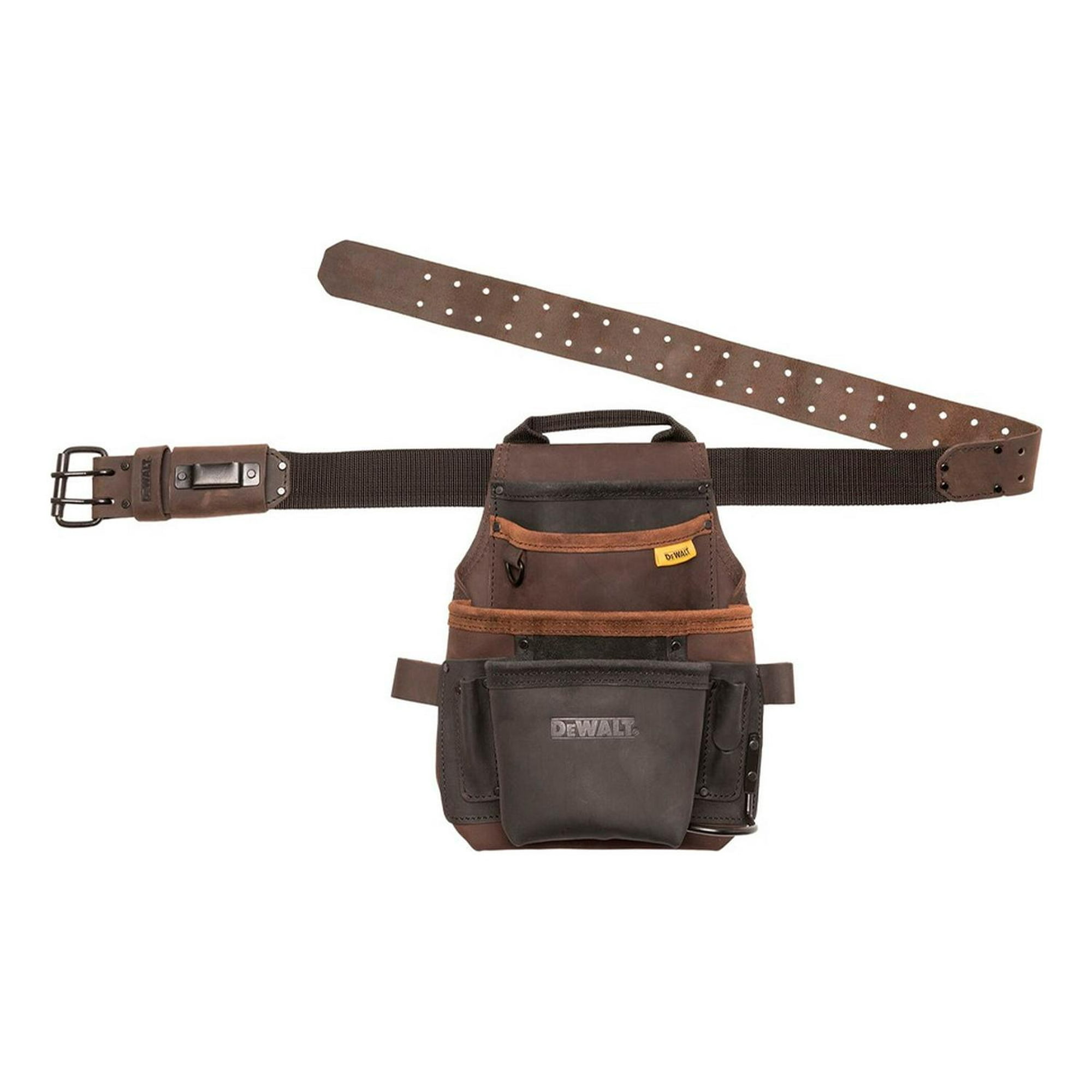 Bolso De Cuero Con Cinturón 12 Bolsillos Dewalt Dwst550115