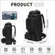 thumbnail image 2 of Mochila de Senderismo para Camping King'sGuard 100L Molle, 2 of 5