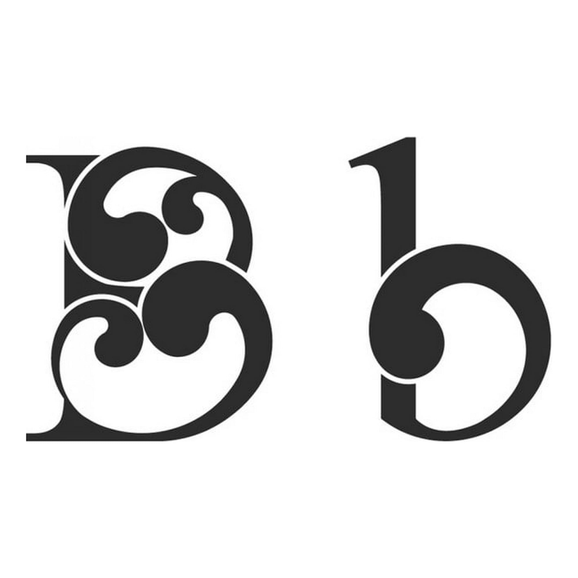 Rienda Libre Graphics - Decomural Letter B Alphabet Nursery Ws-15319