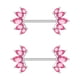thumbnail image 1 of 2x Joyas Para Piercing Corporal Barra De Piercing Rosa Para Regalo De Cumpleaños De San Valentín, 1 of 3