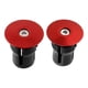 thumbnail image 1 of 2 Tapones Para Manillar De Bicicleta, Tapones Para Extremo De Barra De Bicicleta, Para Ciclismo BMX, La Mayoría De Las Bicicletas, Rojo, Sin Marca, 1 of 5
