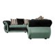thumbnail image 3 of Seccional Dominga Chenille Tipo Lino Verde 3 Cuerpos, 3 of 5