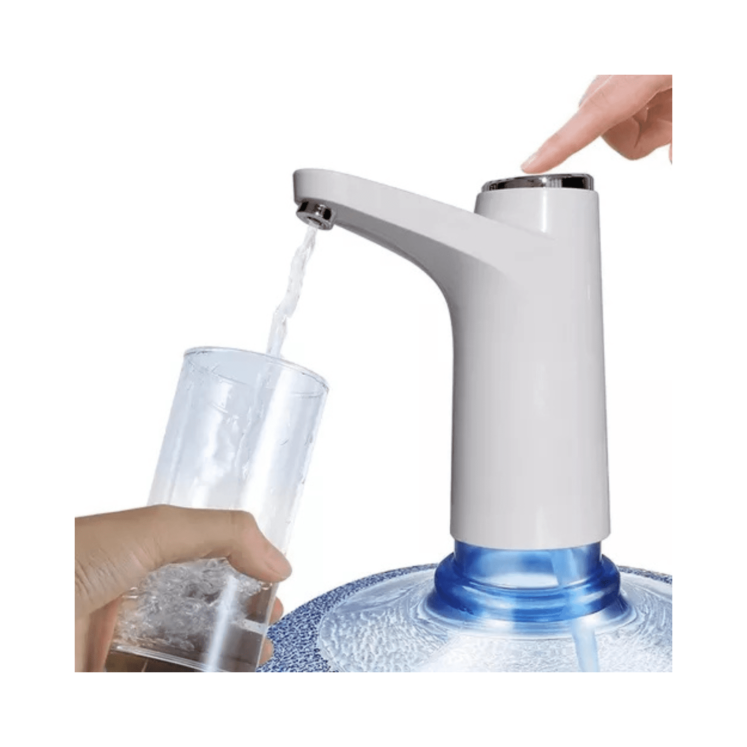 Click Ventas - Dispensador Agua Eléctrico Usb Recargable Touch Inteligente