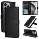 thumbnail image 4 of Funda Cartera para iPhone 16 Pro Max con Tarjetero, Soporte y Cordón - Protección Negro, 4 of 6