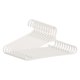 thumbnail image 1 of 10 Paquetes de Perchas de Plástico Antideslizantes con Pinzas, Perchas Duraderas que Ahorran Espacio para Ropa Blanca, 1 of 6