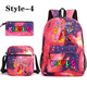 thumbnail image 1 of Cartoon Manana Sera Bonito 3 Piece Backpack Boys Women's Cute Rucksack Shoulder Bag Pencil Bag Teenage School Bag, 1 of 3