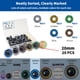 thumbnail image 3 of Ojos de Seguridad RuWfpz 20 mm 5 colores 20 piezas con purpurina, 3 of 8