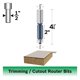 thumbnail image 2 of Broca empotrada Bosch 85442M, 1/2 pulgada, con punta de carburo, 2 ranuras, 2 of 4