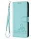 thumbnail image 1 of Funda tipo cartera FOXDOCK para Samsung Galaxy A50/A30S/A50S con soporte, ranuras, RFID, diseño de gato, 1 of 5