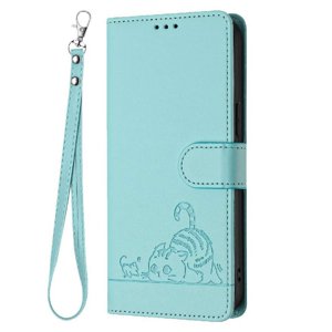 Funda Tipo Cartera Foxdock Para Samsung Galaxy S24 Ultra Con Soporte, Ranuras, Rfid, Diseño De Gato