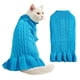 thumbnail image 1 of Suéter de color sólido para otoño e invierno para mascotas, tejido de masa frita, ropa para perros con torsión, 1 of 6