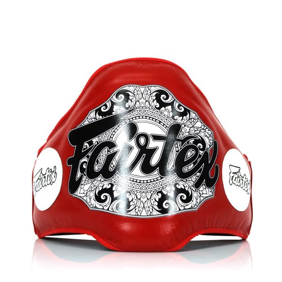 Protector de Abdomen Fairtex Ligero de Cuero para Muay Thai