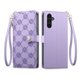 thumbnail image 1 of Funda Billetera con Cierre para [samsung galaxy A14] con Tarjetero, Soporte y Correa de ManoMorado, 1 of 5