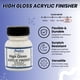 thumbnail image 2 of Acabador acrílico Angelus 610 de alto brillo, 30 ml, resistente al agua, 2 of 4