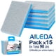 thumbnail image 1 of Aileda Esponja / Estropajo Abrasivo Multiusos Doble Cara Kit De 6 Piezas （En total 90 Unidades）, 1 of 8