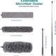 thumbnail image 2 of 4pcs, Microfiber Feather Duster, Retractable And Flexible Duster With Long Extension Bar Washable Lightweight Duster For Cleaning Ceiling Fans, High Ceilings, Blinds, Furniture, Cars, 2 of 4