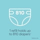 thumbnail image 3 of Recambio Diaper Genie Jumbo 810 Pañales Multicapa, 3 of 3