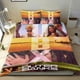 thumbnail image 1 of Bancos Exteriores Conjunto de sábanas temático, trío de piezas, cómodo y amigable con la piel, diseño único, regalo de decoración para el hogar para familiares, amigos y fans,135cm *200cm, 1 of 6