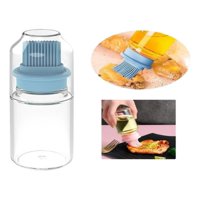 Genérico - Frasco Dispensador De Aceite Con Brocha De Silicona 2 En 1