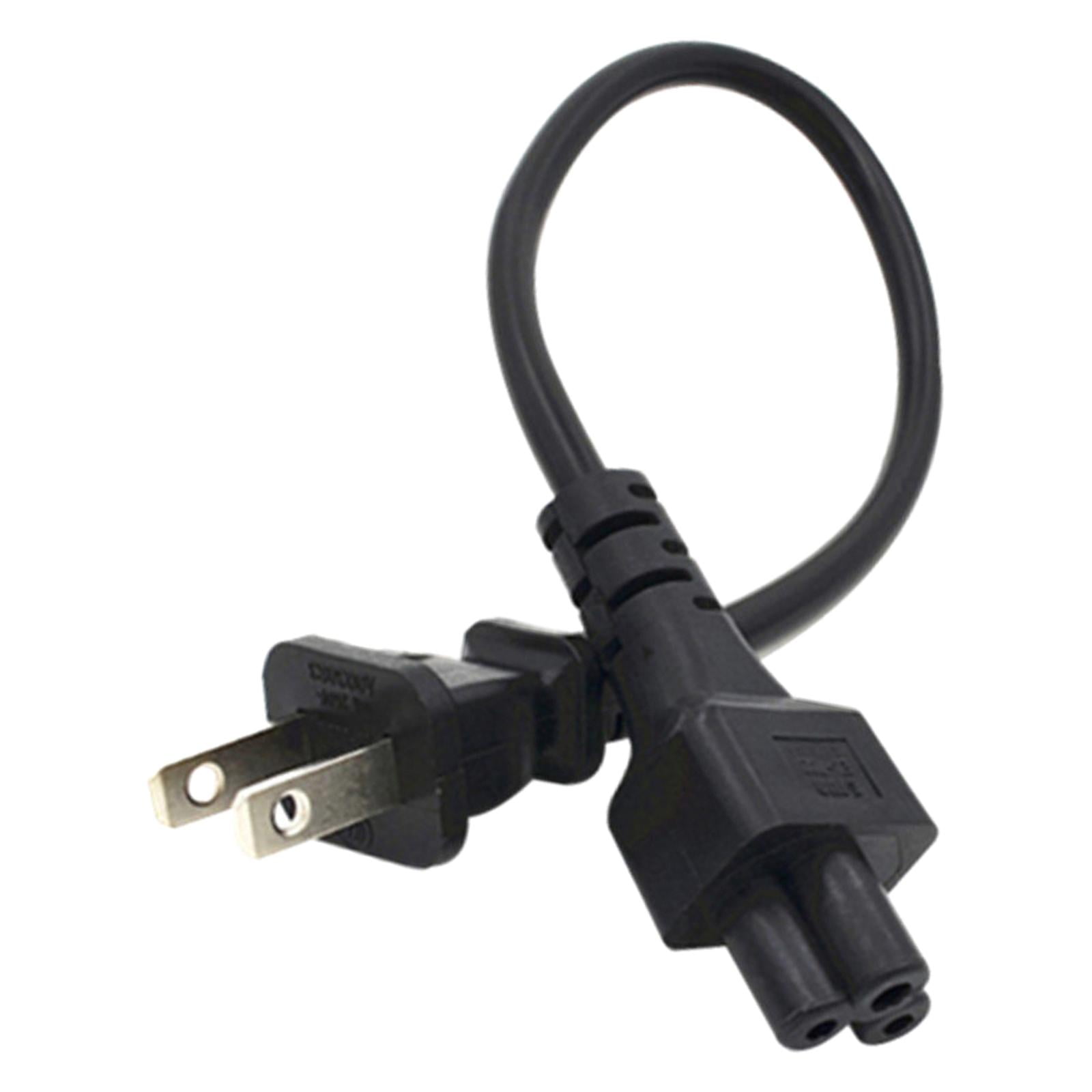 Magideal - Adaptador De Fuente De Alimentación Us De 30 Cm De Largo, Cable De Alimentación De Ca Para Computadora Portátil, Cable De Extensión De Alimentación