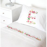 Tuyo Print - Juego De Sábanas 1,5 Pl Letras Vintage E