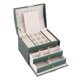thumbnail image 4 of Caja De Almacenamiento De Joyas Creativas Cajas De Baratijas Organizador Decorativo Verde, 4 of 5