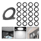 thumbnail image 1 of 20 Foco Plafon Embutido Redondo 18w Luz Fria Borde Negro, 1 of 5