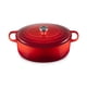 thumbnail image 1 of Horno holandés Le Creuset de hierro fundido esmaltado Signature, 9.5 L, color cereza, 1 of 4