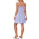 thumbnail image 3 of INSPIRE CHIC Lencería para Mujer con Volantes sin Mangas Camisón Suave con Cuello en V Ropa de Dormir M Azul, 3 of 6
