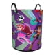 thumbnail image 2 of La Leyenda de la Búsqueda Cesta de lavandería de gran capacidad redonda con asa, bolsa para ropa sucia plegable, almacenamiento para dormitorio, baño y lavadero 44x35 cm, 2 of 6