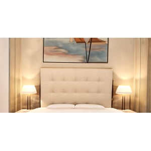 Diseños Valestrini - Respaldo Dos Plazas Lino Beige