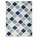 thumbnail image 1 of Alfombra Florida Turquesa 160 x 210 cm, 1 of 3