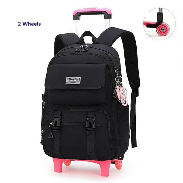 School Backpack with Wheels Trolley School Bag for Teenagers Girls Rolling Backpack Students Children Schoolbag Travel Bags sac