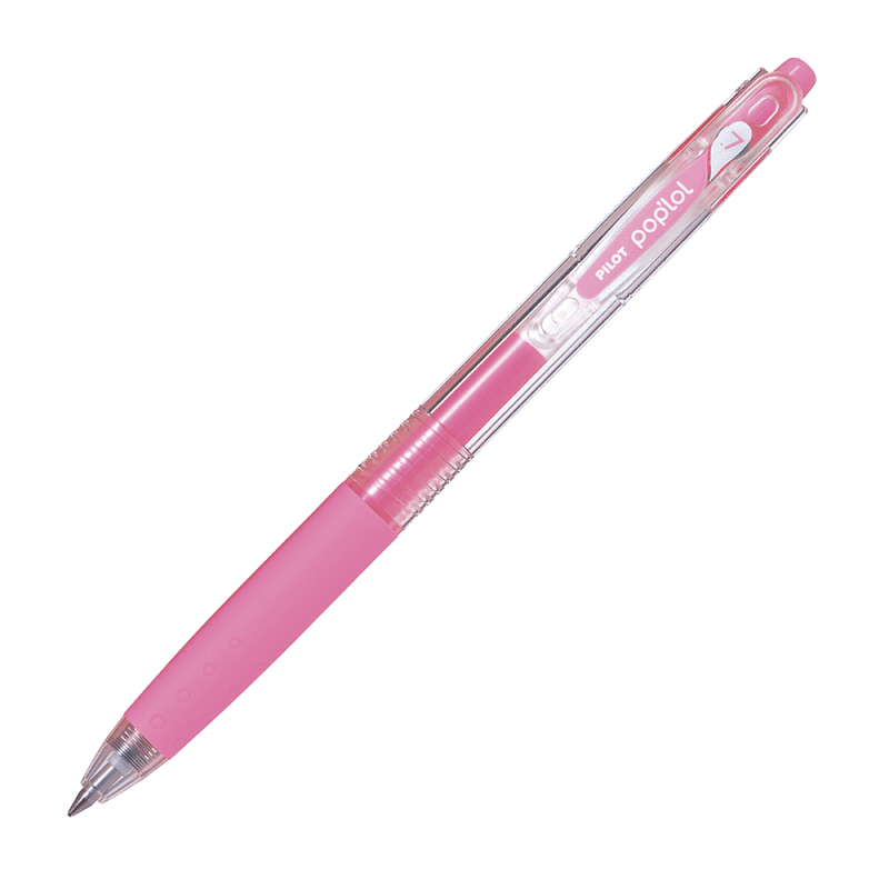 Pilot - 12 Un. Lapiz Gel Pop´lol Rosado Pastel 0.7 Mm.