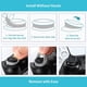 thumbnail image 3 of 18 PCS Anillos de Precisión Anillos de Asistencia de Apuntado Control de Movimiento para PS5/Steam Deck/PS4/Xbox Series X&S/Xbox One/Switch/Switch OLED/Controlador Pro de Switch, 2 Diferentes Fuerzas, 3 of 7