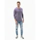 thumbnail image 2 of Polera Hombre Manga Corta Cuello Redondo Morado Talla L, 2 of 3