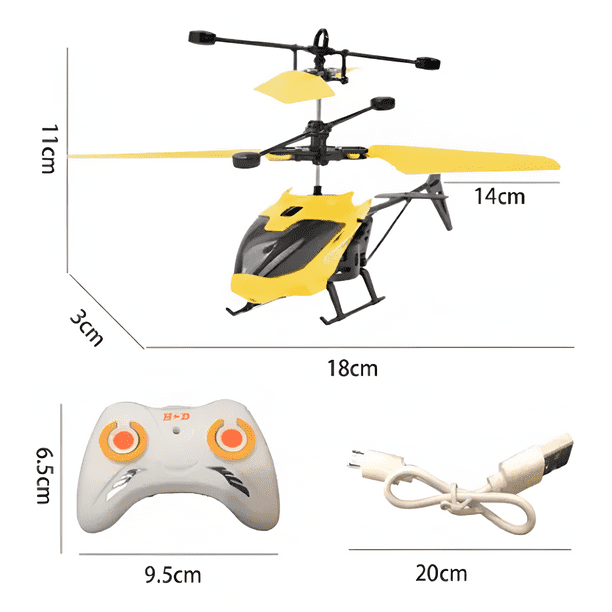 Helicóptero Inducción Control Remoto Recargable Mini Niños | Lider