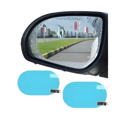Genérico - Lamina Antiempañante Laminas Adhesiva Espejo Retrovisor X2