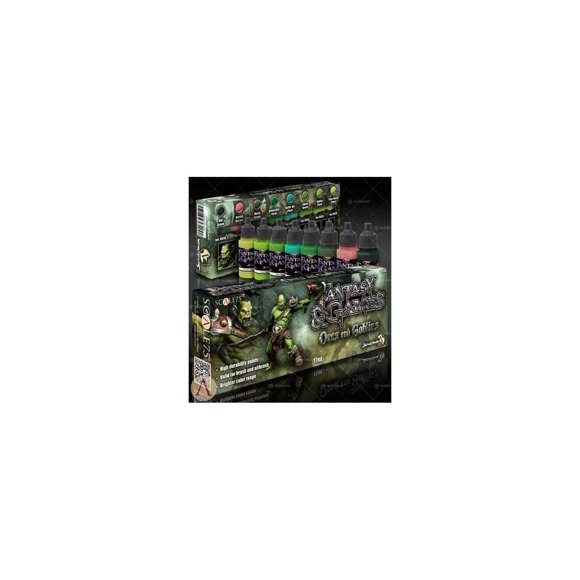 Pintura SCALE75 Fantasy & Games Orcos y Goblins - 8 unidades