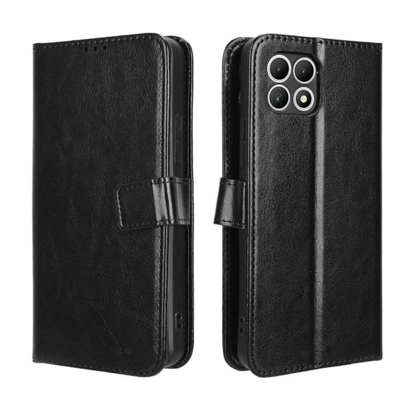 Funda tipo libro para T-Mobile Revvl 7 5G, cartera todo‑en‑uno, funda multifuncional con tarjetero y correa de muñeca desmontable