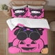 thumbnail image 2 of Halloween Hello_Kitty_ Quilt Set FullSoft Lightweight Quilts Quilted Bedspreads3 Pieces Set Queen SizeColorful Cartoon Print All Season 173*218CM, 2 of 5