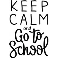 Rienda Libre Graphics - Decomural Keep Calm School Ws-46414