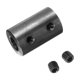 thumbnail image 5 of Acoplamiento de Eje 5/8" Diámetro, 1-1/4" OD, 2" Longitud, Acero Rígido con Recubrimiento de Óxido Negro, (2 Tornillos de Fijación), 5 of 5